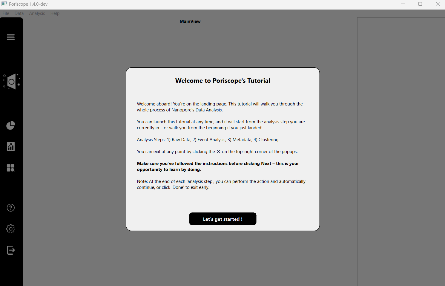 Tutorial Intro Popup